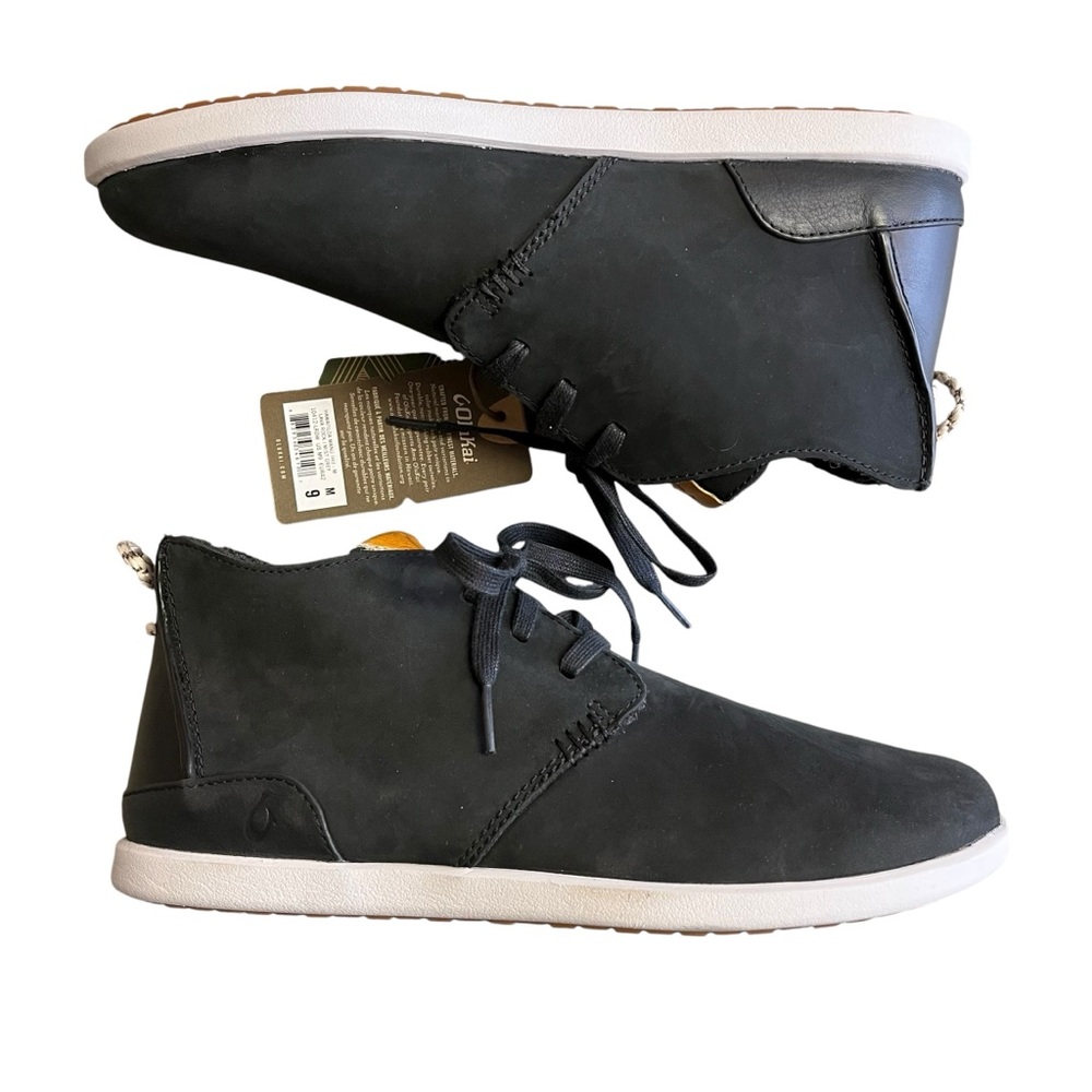 OluKai‎ Hawai'iloa Manu Ihu Chukka Boot Sneaker Lava Rock Mist Grey Men’s Size 9